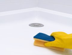 How to remove stubborn limescale from shower tray?