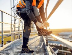 Safety footwear and workwear for heavy industry