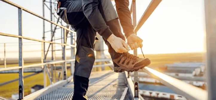 Safety footwear and workwear for heavy industry